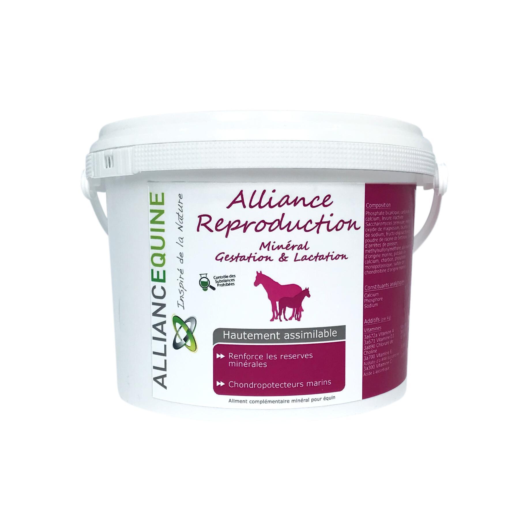 Suplemento alimentar mineral para éguas Alliance Equine Alliance Reproduction