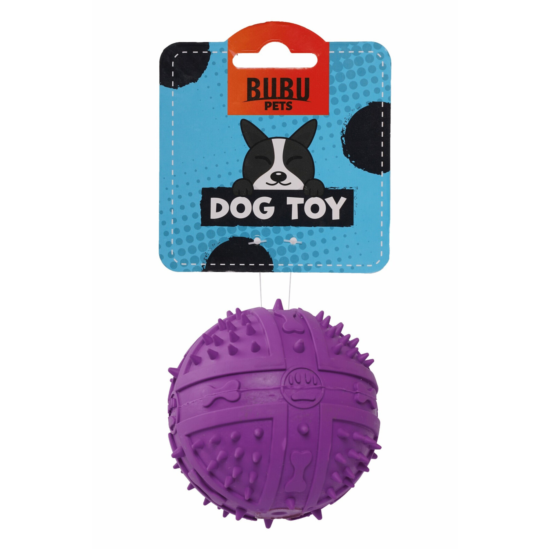 Bola de borracha para cães com guincho BUBU Pets