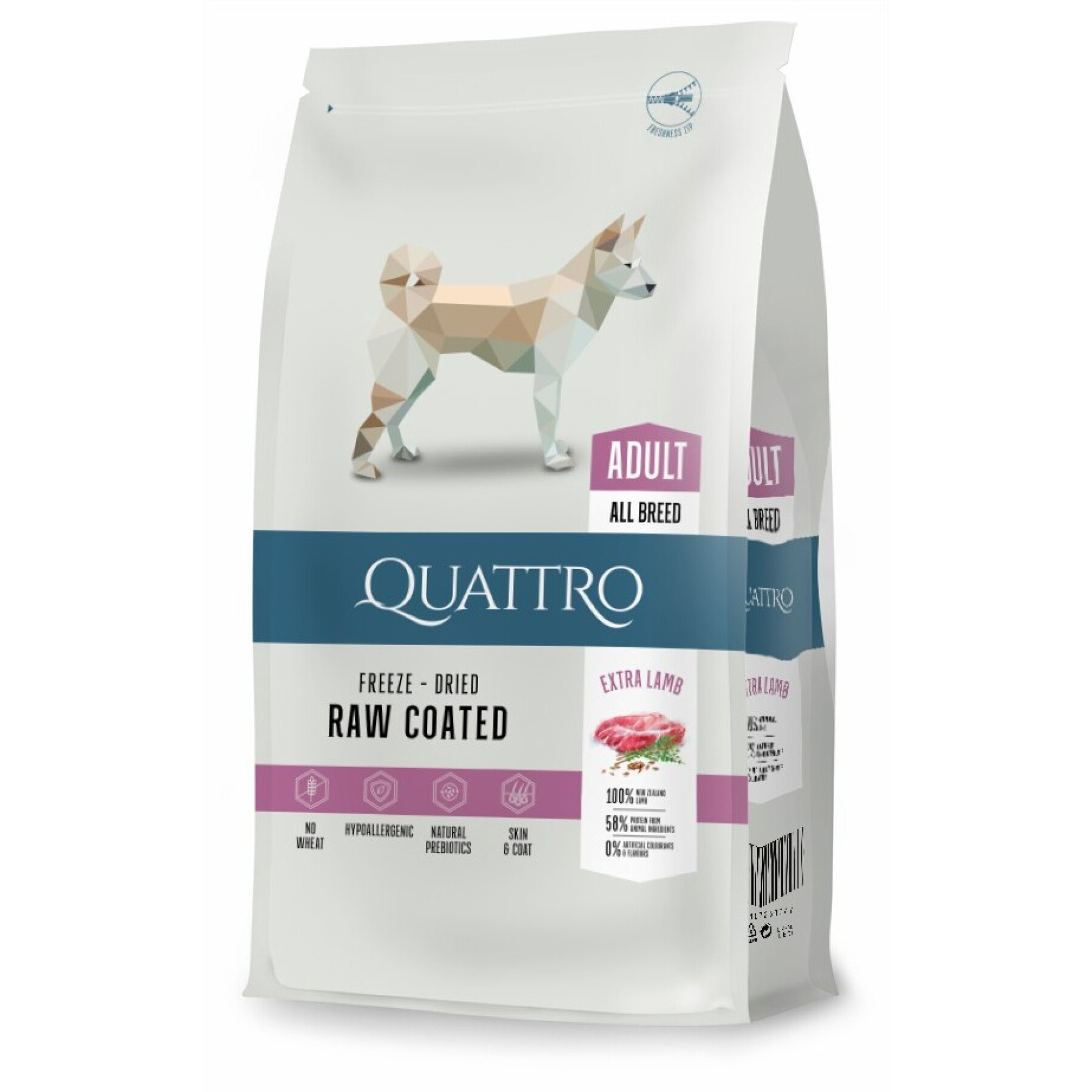 Alimento de cordeiro e arroz para cães BUBU Pets Quatro Super Premium