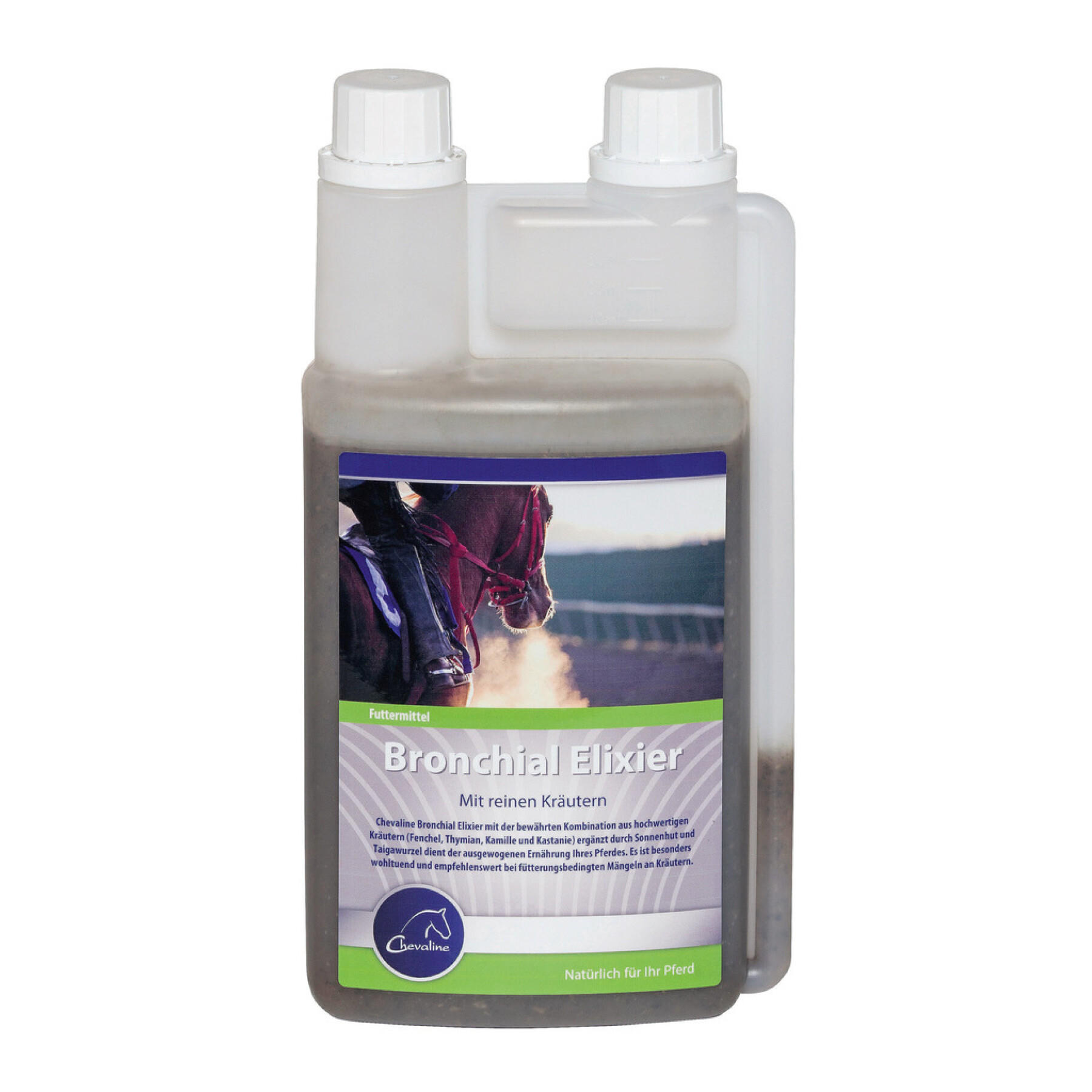 Suplemento respiratório para cavalos Chevaline Elixir