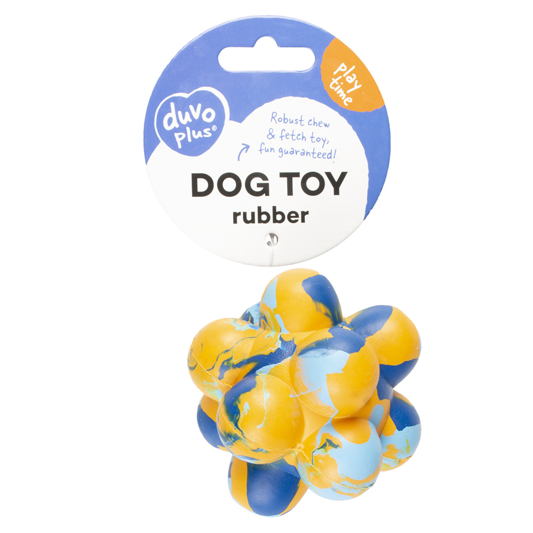 Bola de borracha para cães com bolhas Duvoplus Smash