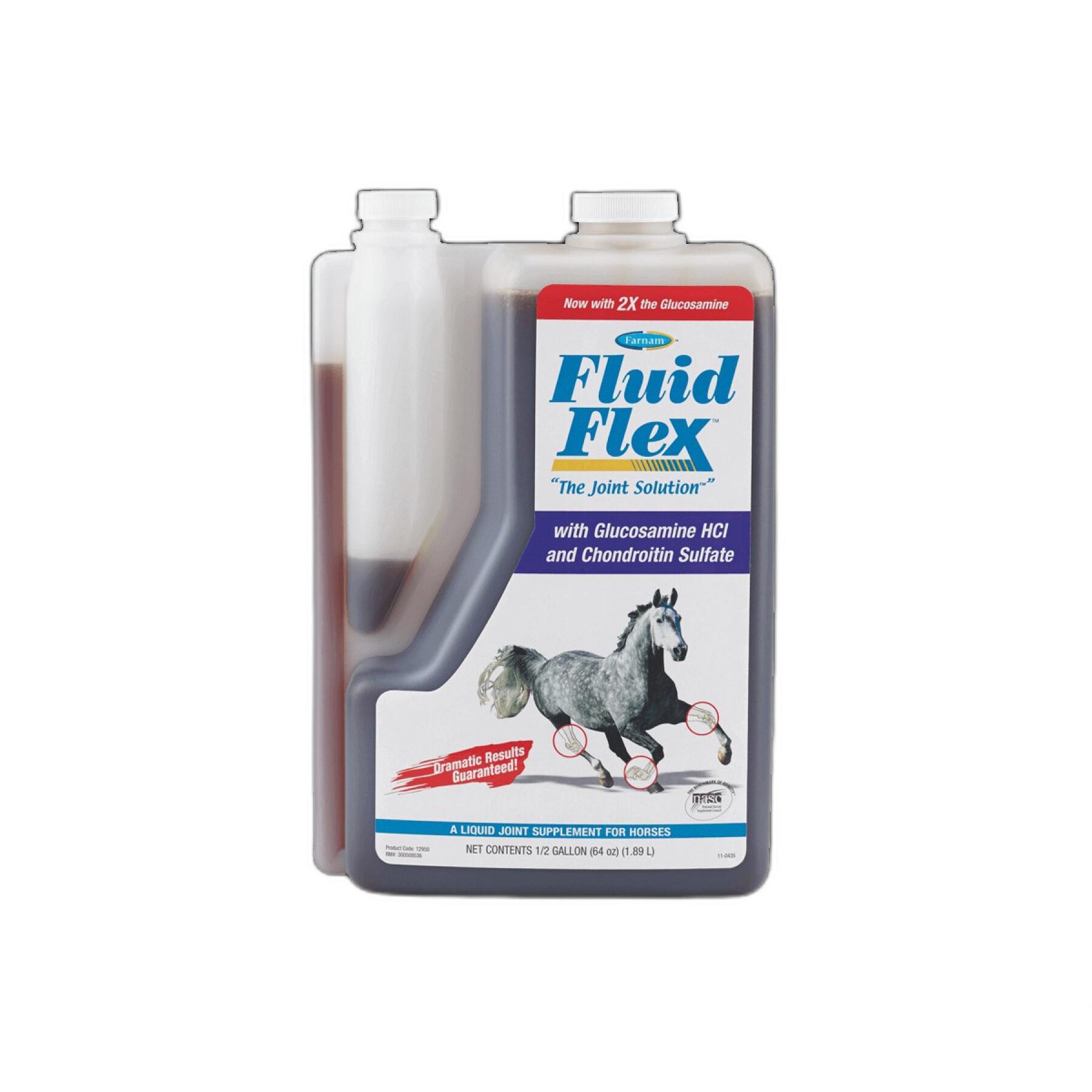 Suplemento alimentar para apoio conjunto a cavalos Farnam Fluid Flex
