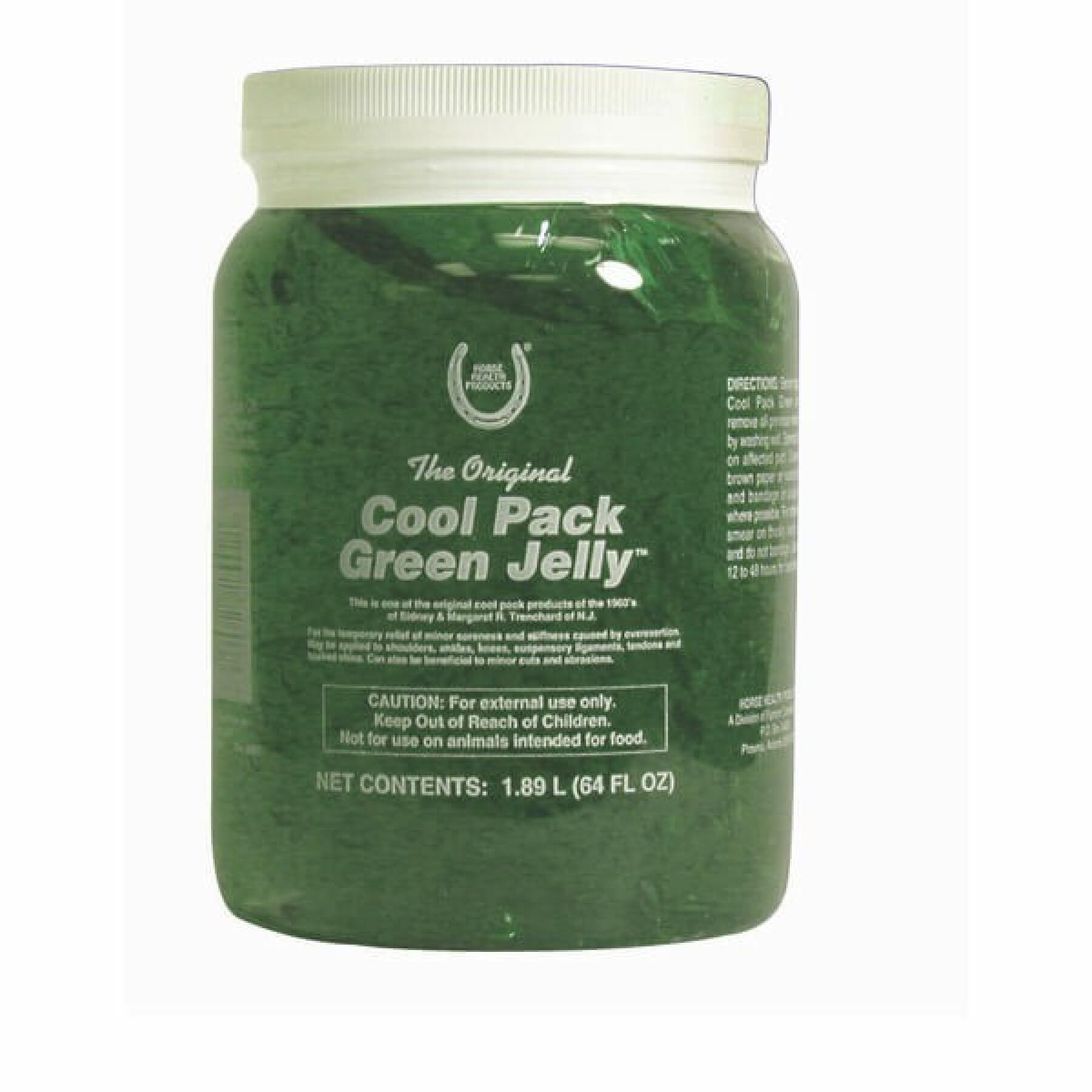 Gel refrescante para cavalos Farnam Cool-Pack Green Jelly 1,89 L