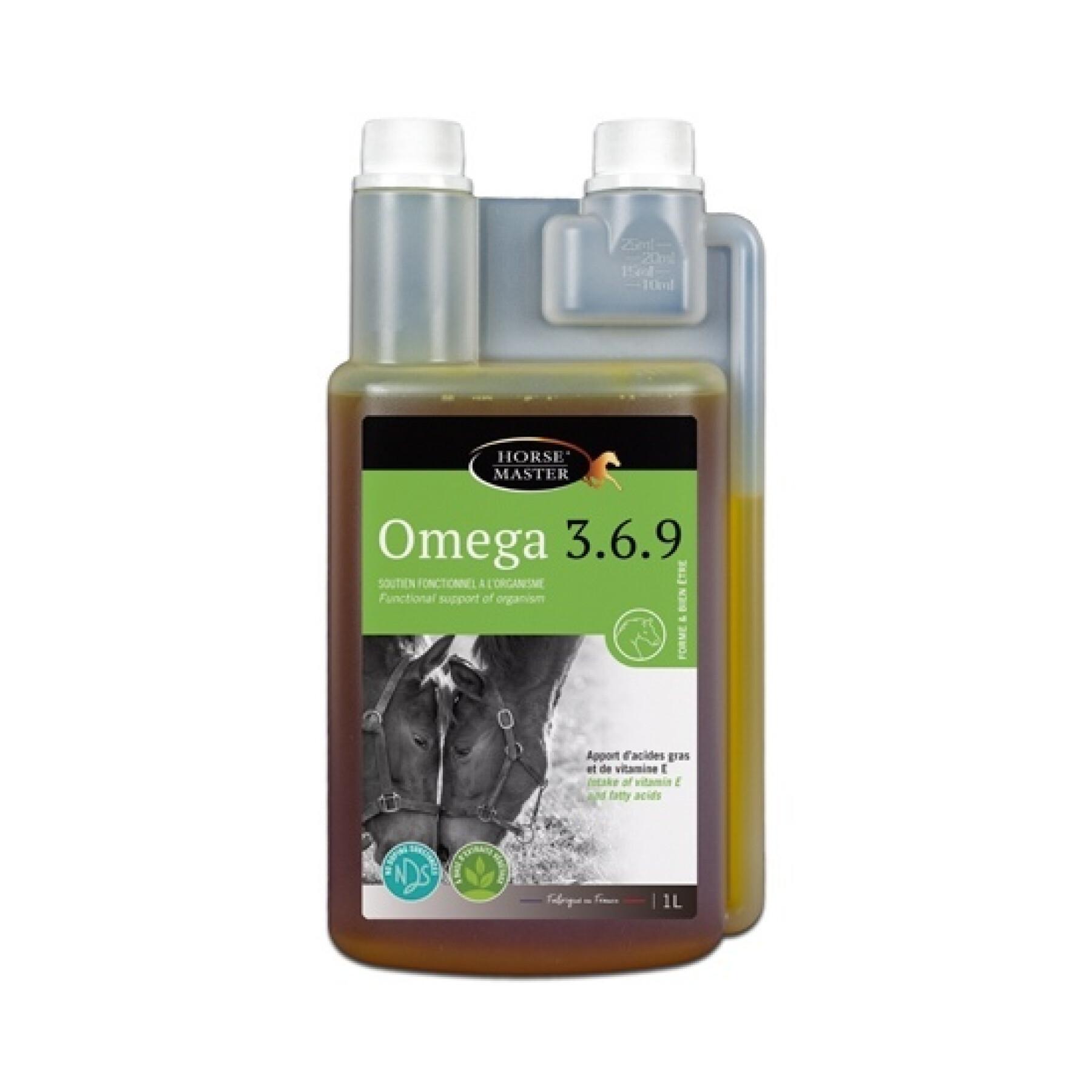 Vitaminas e minerais para cavalos Horse Master Omega 3,6 et 9