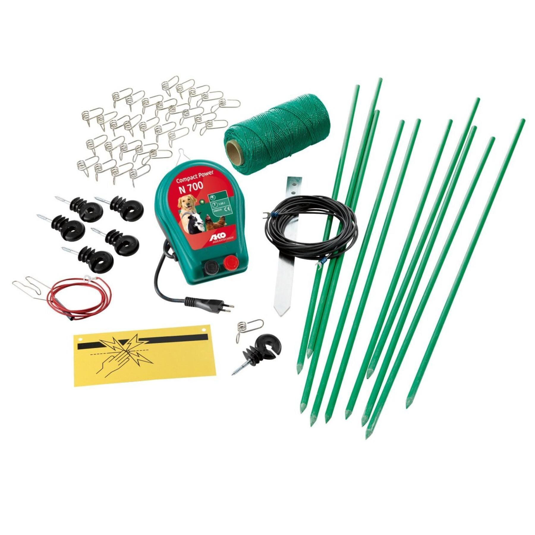 Embalagem de 30 kits para cercas eléctricas clipes metálicos em aço inoxidável Kerbl