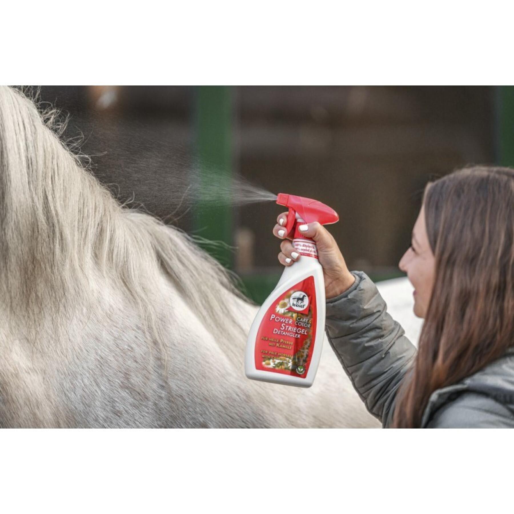 Spray desembaraçador para cavalos Leovet Power Camomille