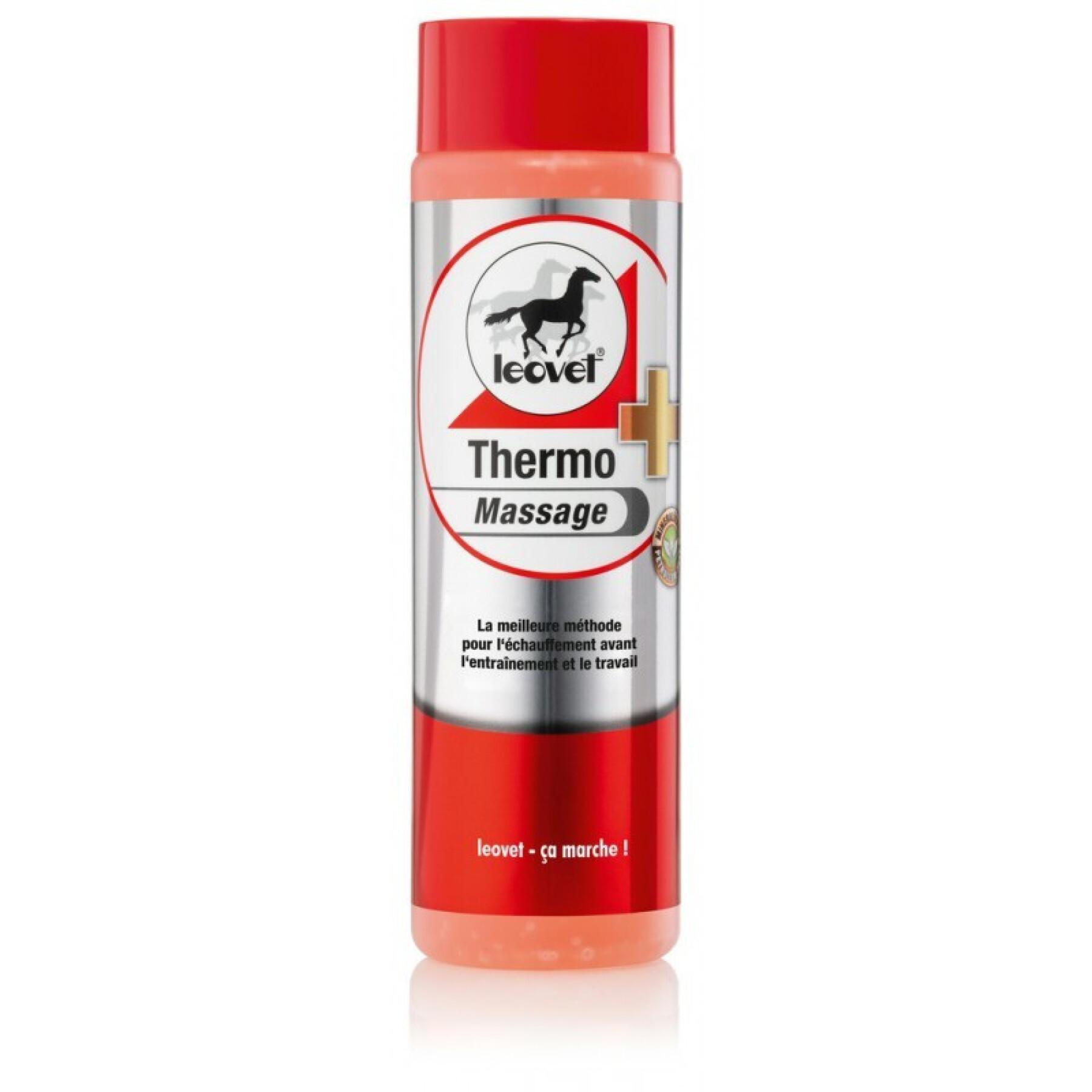 Gel de massagem para cavalos Leovet Thermo massage
