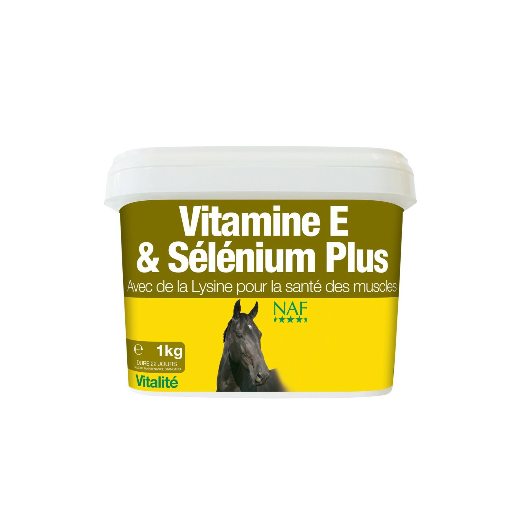 Vitaminas e minerais para cavalos NAF Vit E - Selenium Plus