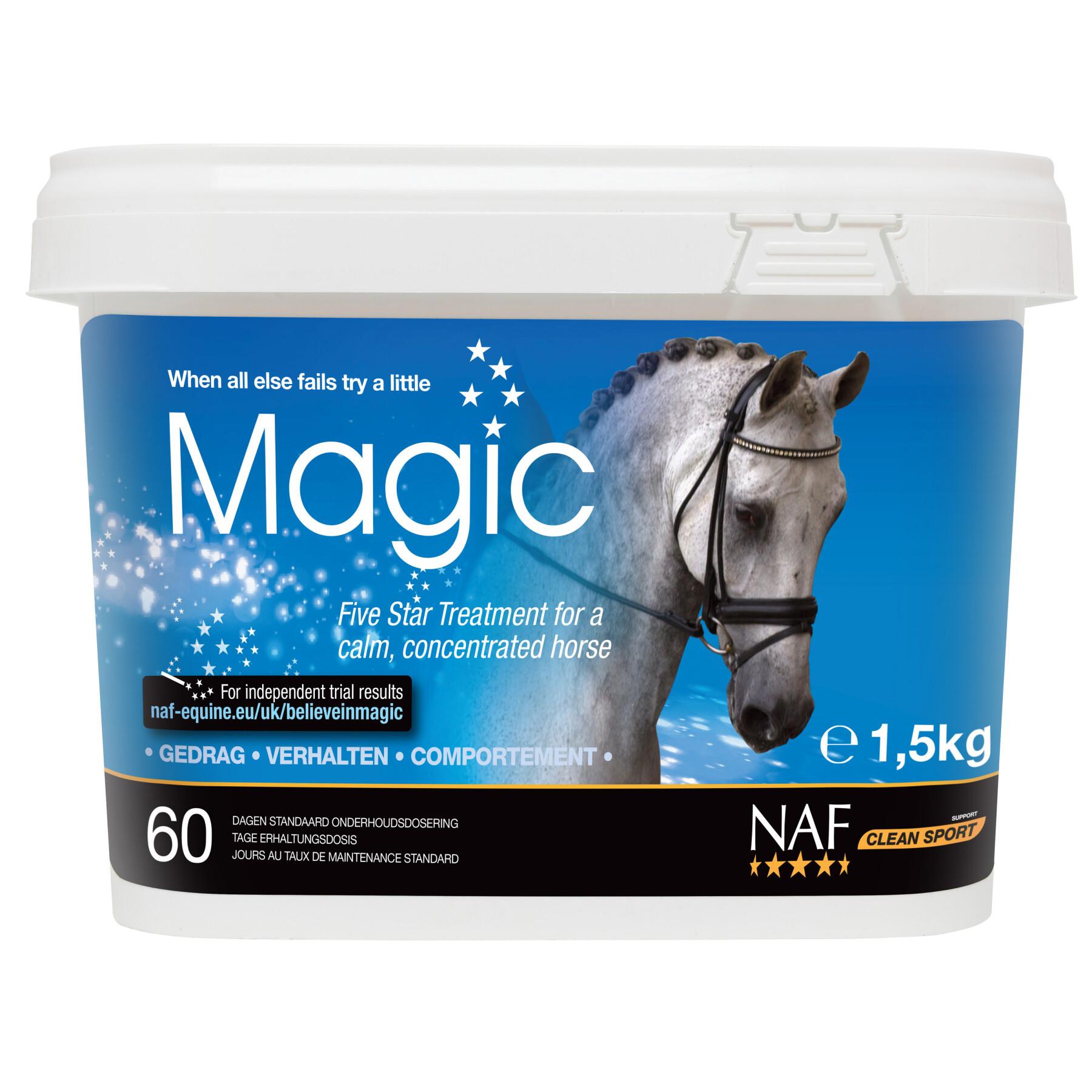 Suplemento alimentar de desempenho para cavalos NAF Magic Powder