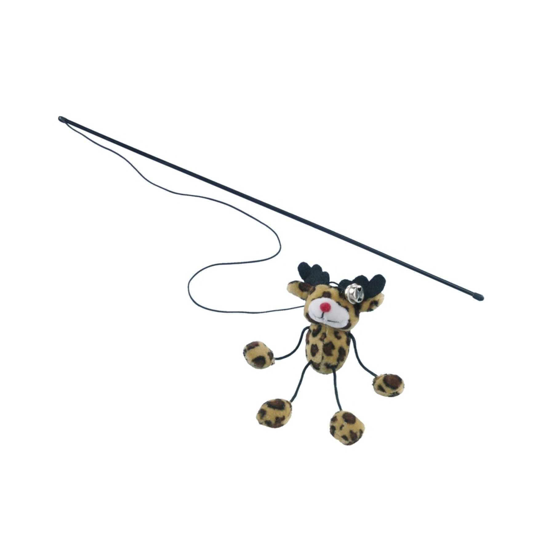 Cana de pesca para gatos com boneco de peluche Nobby Pet