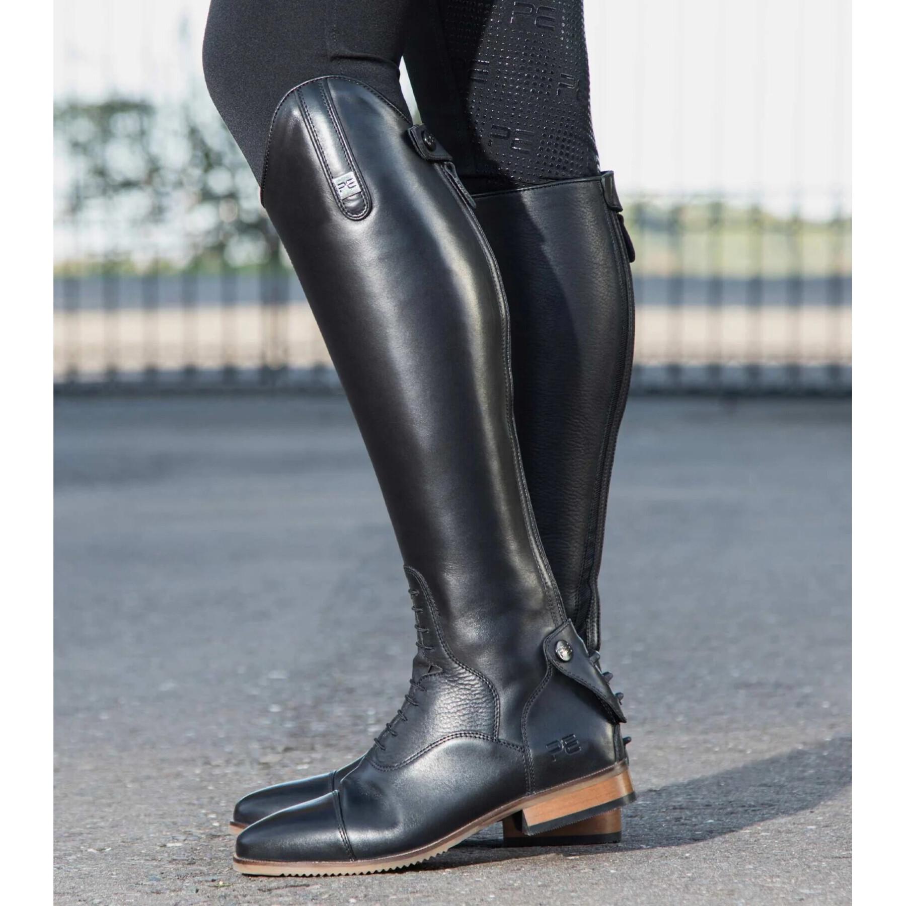 Botas de equitação de couro regulares para mulher Premier Equine Bilancio Regular