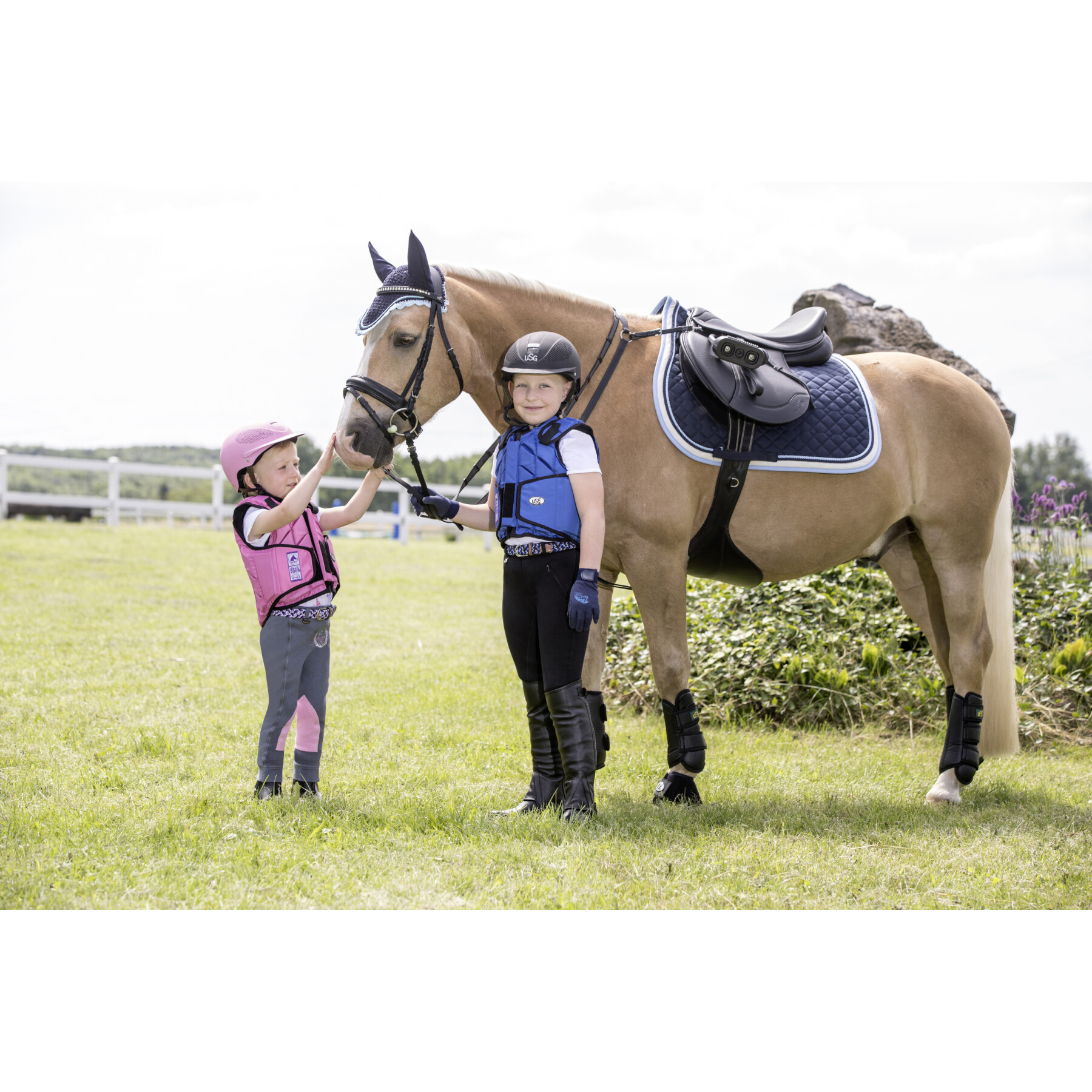 Colete de equitação para criança USG Eco-Flexi