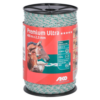 Cordão para cerca eléctrica Ako Premium Ultra