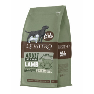 Alimento de cordeiro sem cereais para cães de todas as raças BUBU Pets Quatro Super Premium