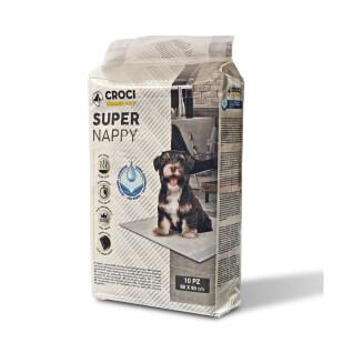 Toalha de higiene para cães Croci Canifrance Super Nappy (x8)