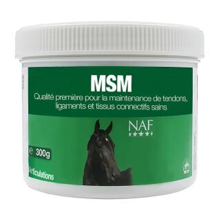 Suplemento alimentar para cavalos para apoiar os tendões e os ligamentos NAF MSM