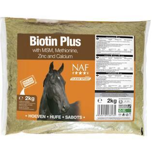 Suplemento alimentar de cascos para cavalos NAF Biotine Plus