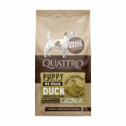 Ração para cães de raça pequena à base de pato BUBU Pets Quatro Super Premium