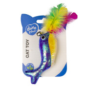 Brinquedo de baleia para gatos com elástico Duvoplus Blinky