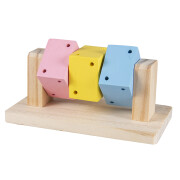 Cubos de madeira rotativos para roedores Duvoplus