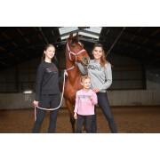 Camisola de equitação para rapariga Equipage Julia