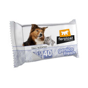Toalhetes de limpeza com talco para cães e gatos Ferplast Genico Fresh (x40)