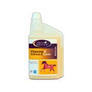 Vitaminas e - selénio - lisina - líquido para cavalos Horse Master