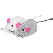 Brinquedo de peluche para gato rato de pelo comprido Trixie (x48)