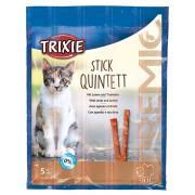 Guloseimas de cordeiro/turquia para gatos Trixie Premio Stick Quintett